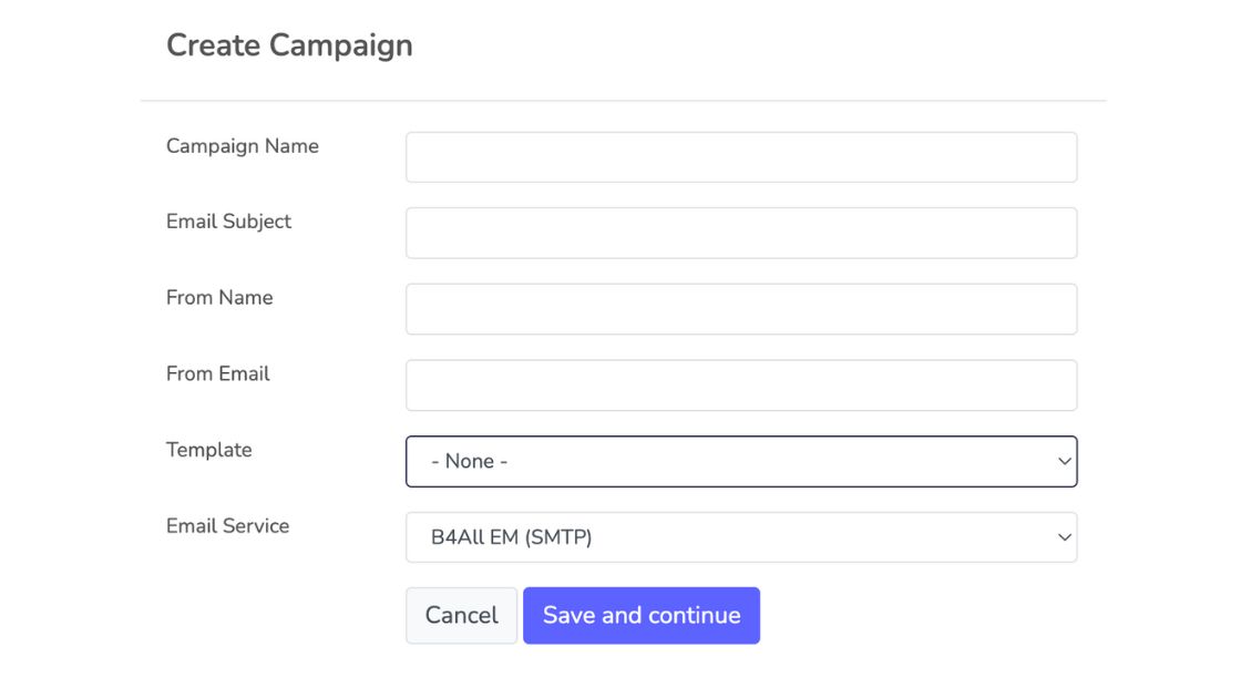 create campaigns