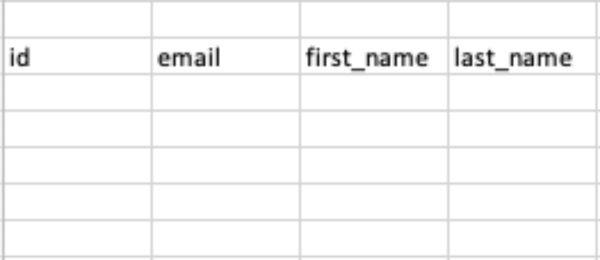 csv format